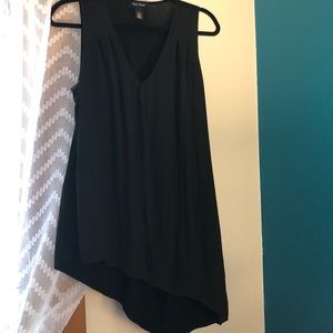 White House black market black asymmetrical tank